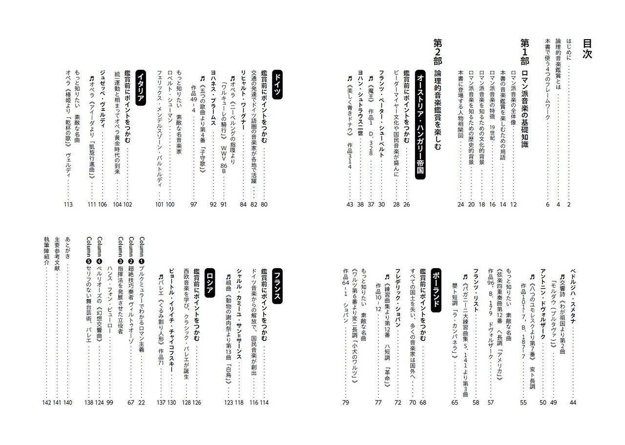 論理的音楽鑑賞2 ロマン派音楽を読み解く