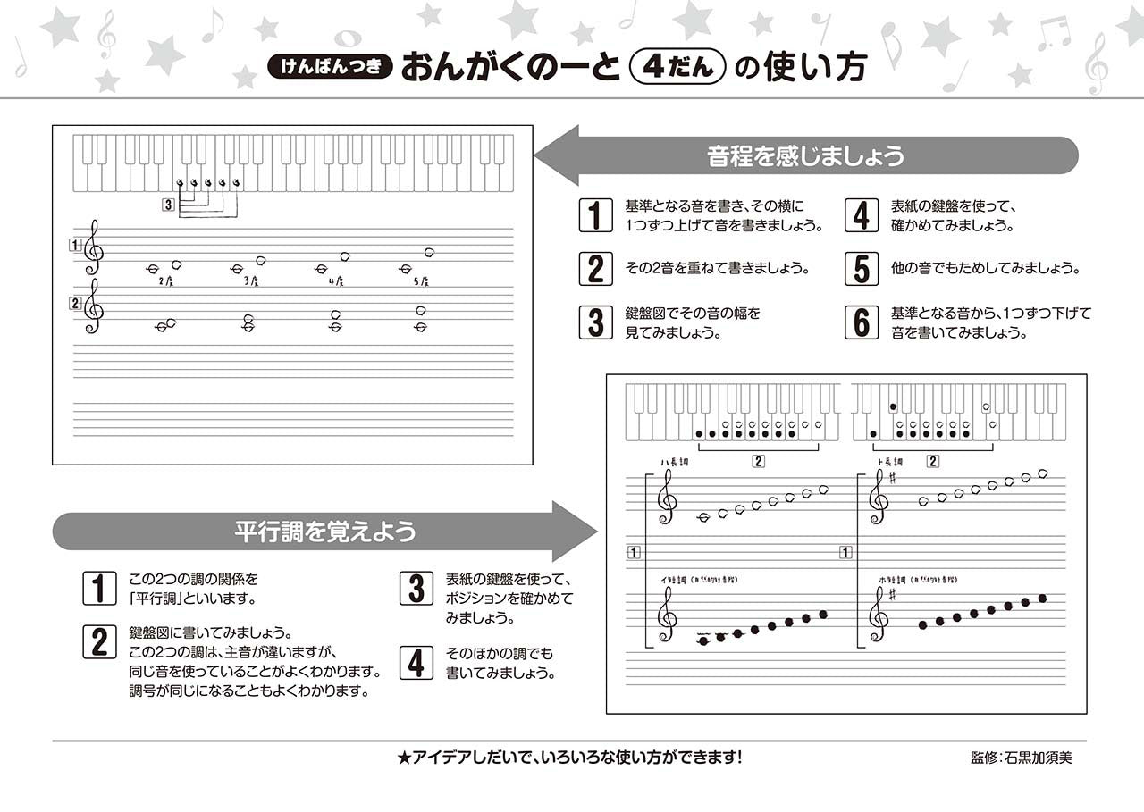 けんばんつき おんがくのーと 4だん