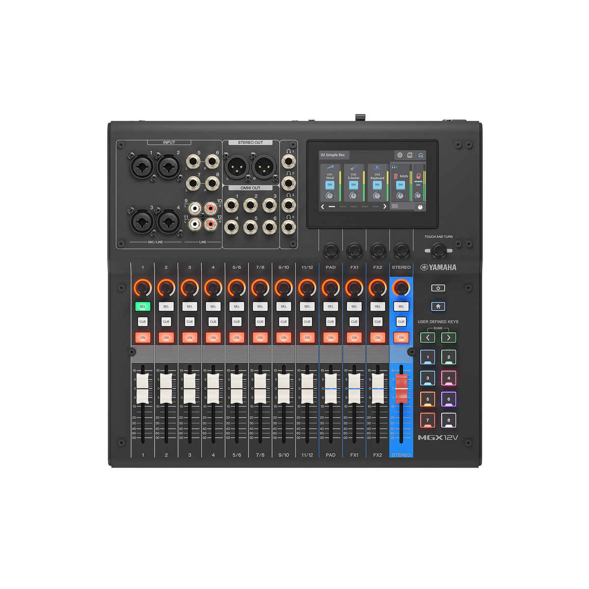 ヤマハ ミキシングコンソール MGX12VB