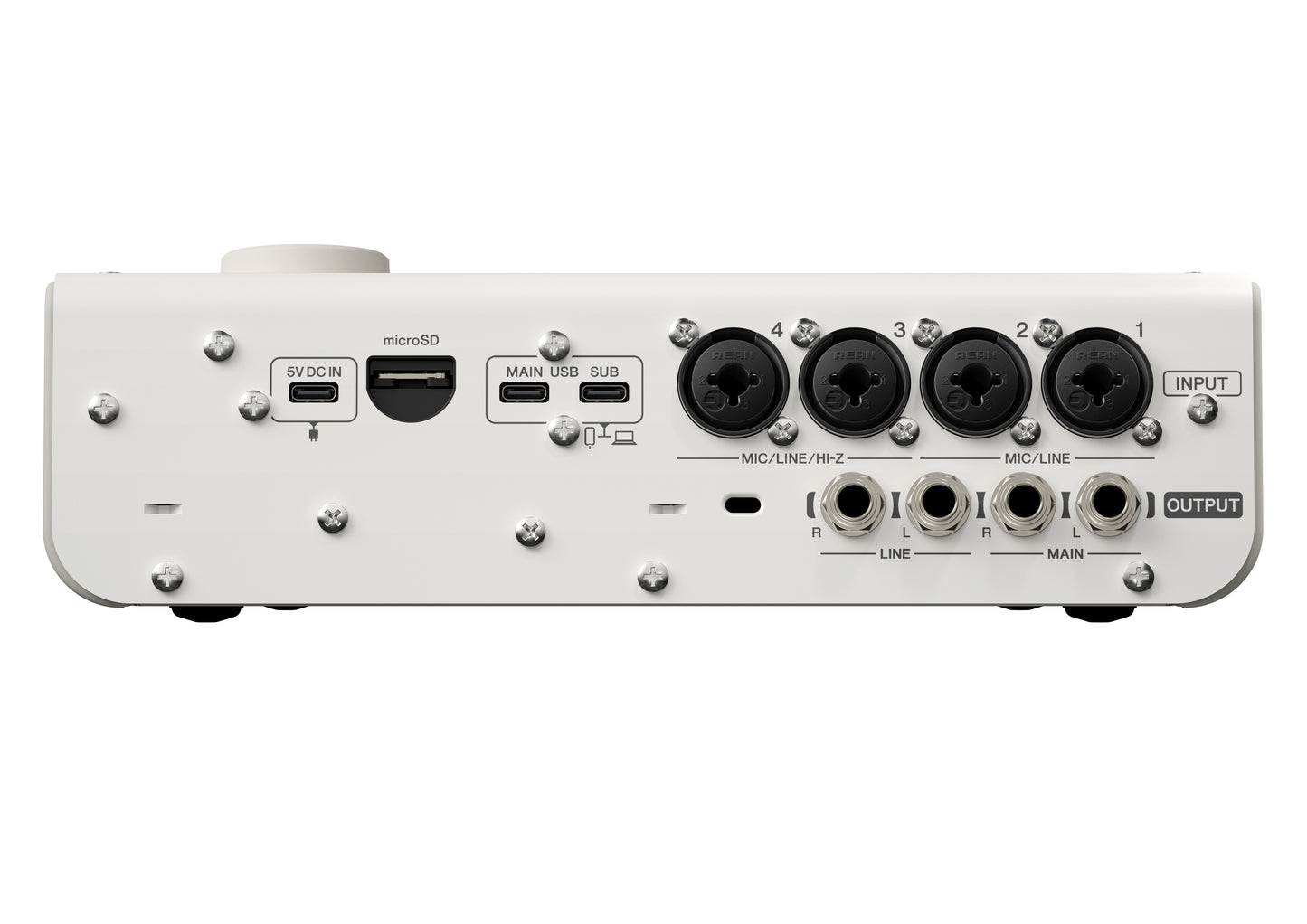 ヤマハ USBオーディオインターフェイス URX44 W
