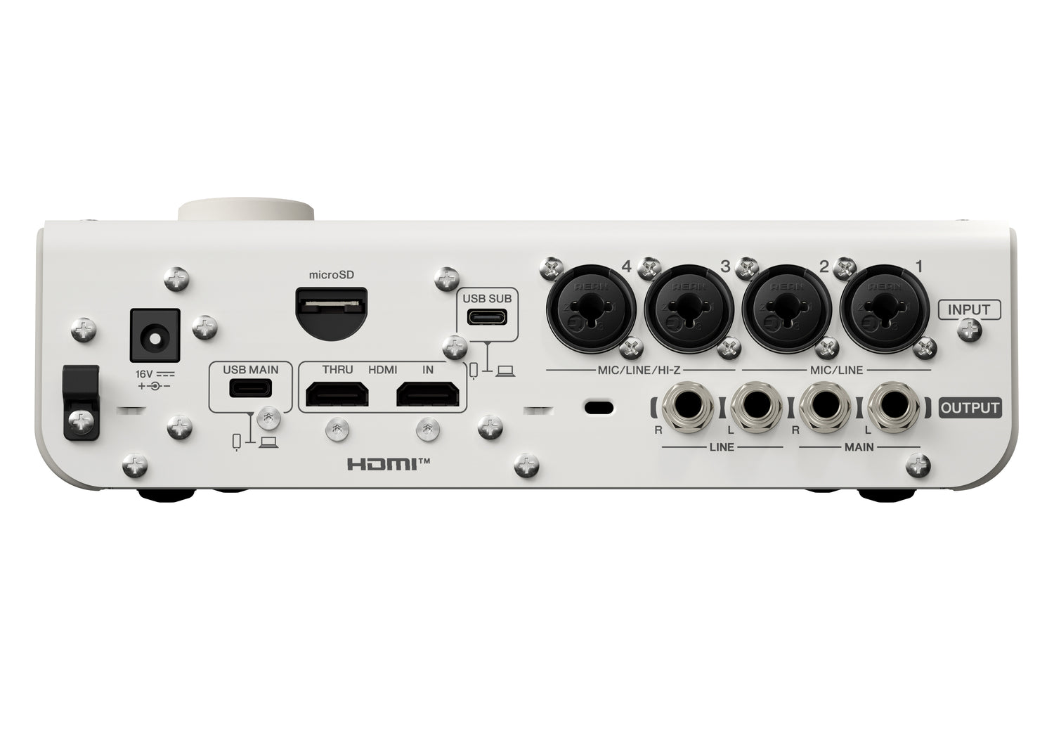 ヤマハ USBオーディオインターフェイス URX44V W