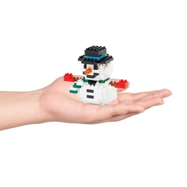 ナノブロック　雪だるま