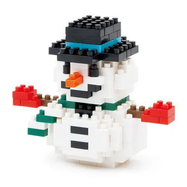 ナノブロック　雪だるま