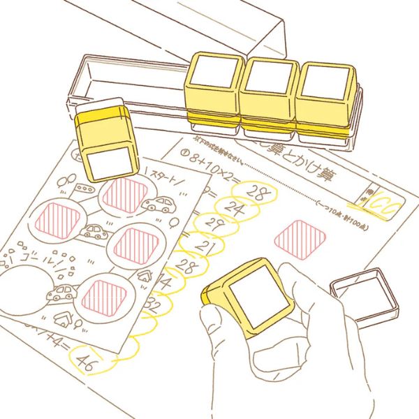 浸透印せんせいスタンプ　すみっコぐらし