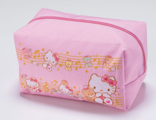 スクエアポーチ　ハローキティ　 ピンク
