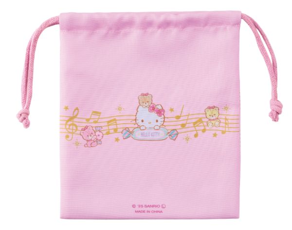 巾着　ハローキティ　 ピンク