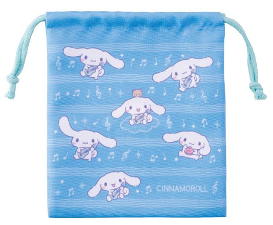 巾着　シナモロール　ブルー