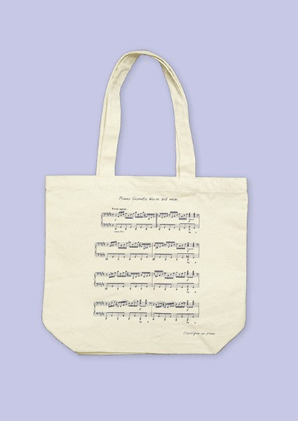 譜面トートバッグ「月光ソナタ　第３楽章」