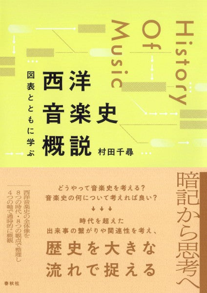 図表とともに学ぶ 西洋音楽史概説