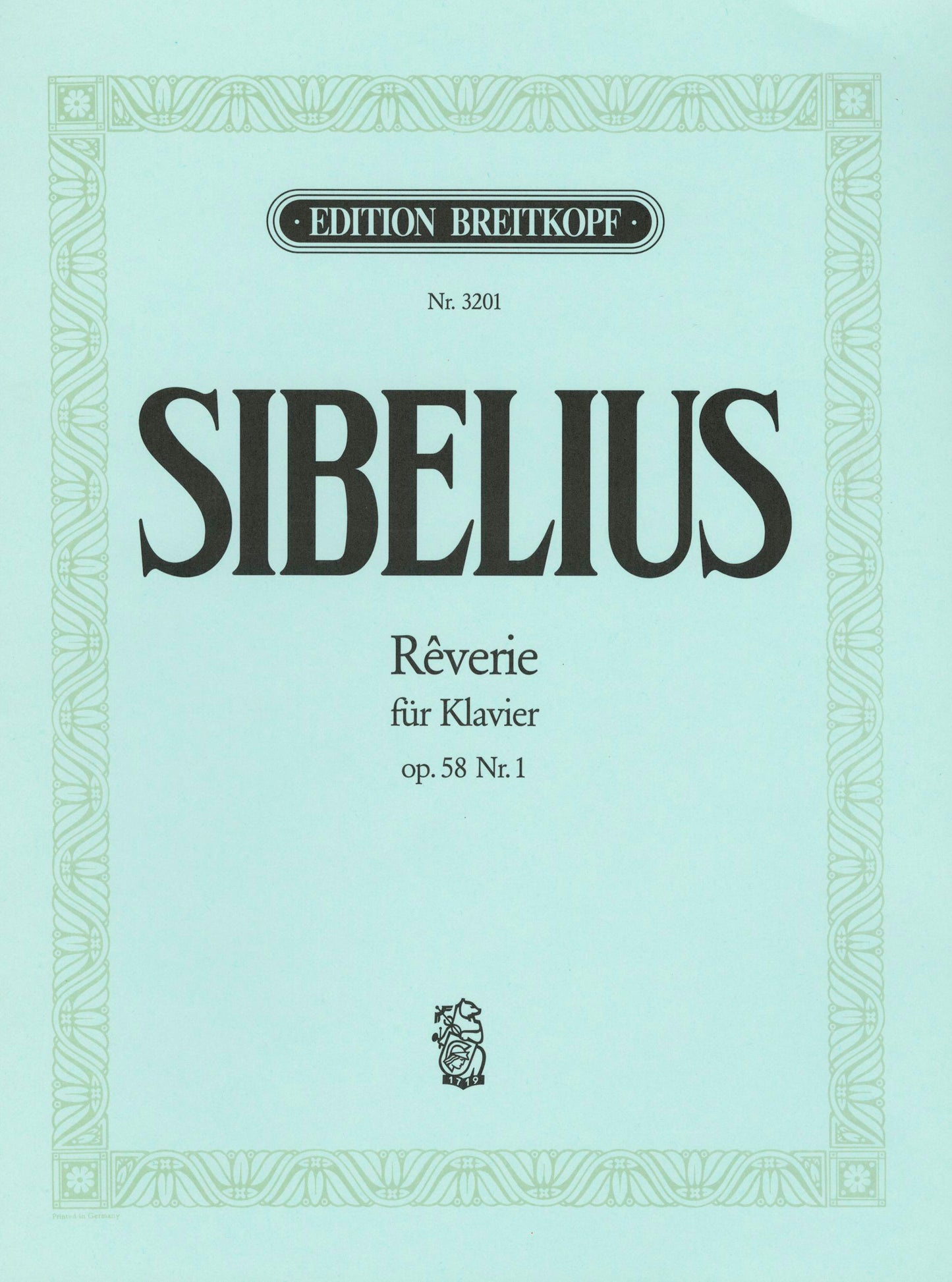 シベリウス：10の小品 Op.58より 夢 【輸入：ピアノ】
