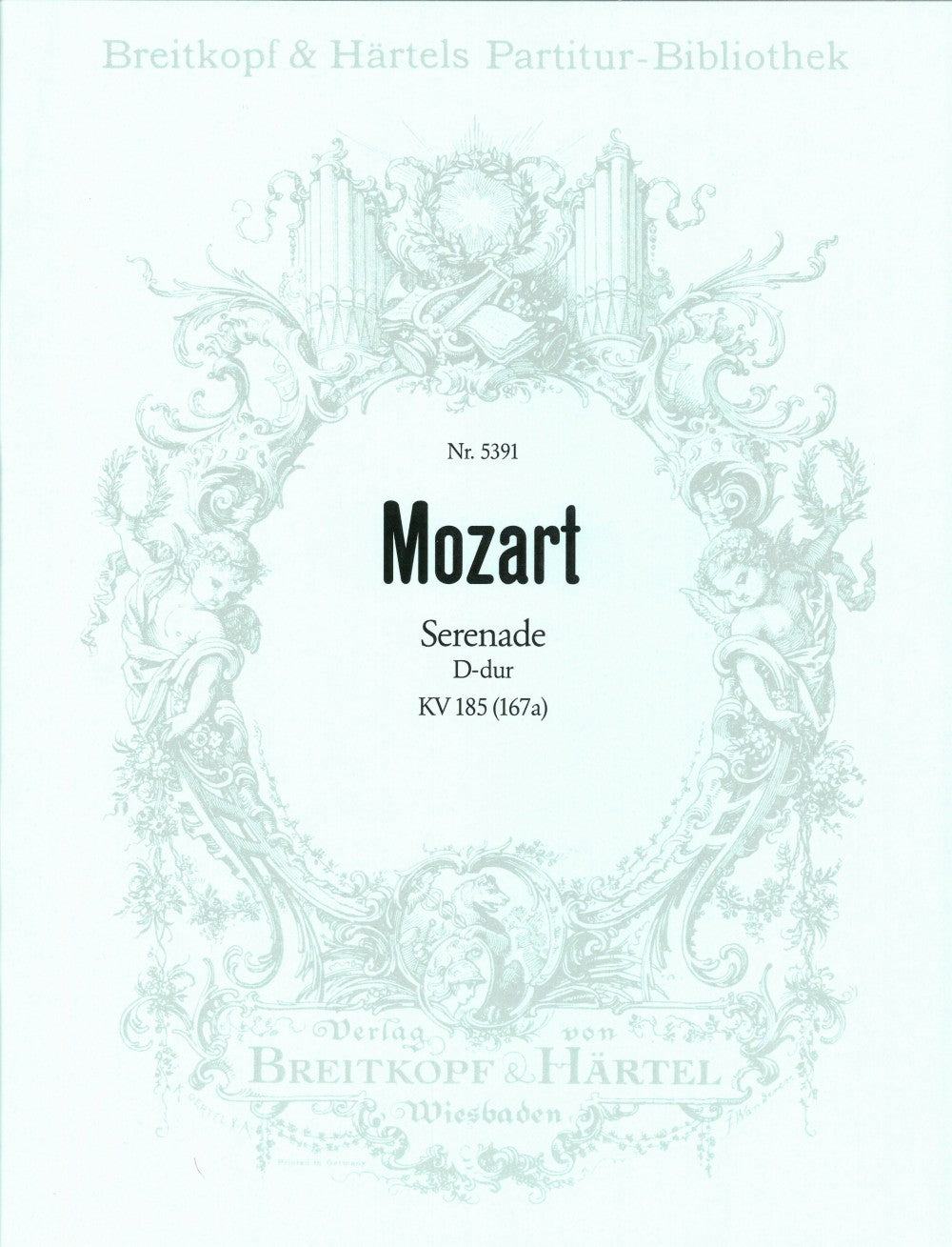 モーツァルト：セレナード 第3番 ニ長調 KV 185(167a): 指揮者用大型スコア 【輸入：オーケストラ(スコア)】