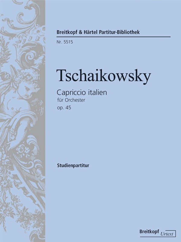 チャイコフスキー：イタリア奇想曲 Op.45/原典版/Vajdman編: スタディ・スコア 【輸入：オーケストラ(スコア)】