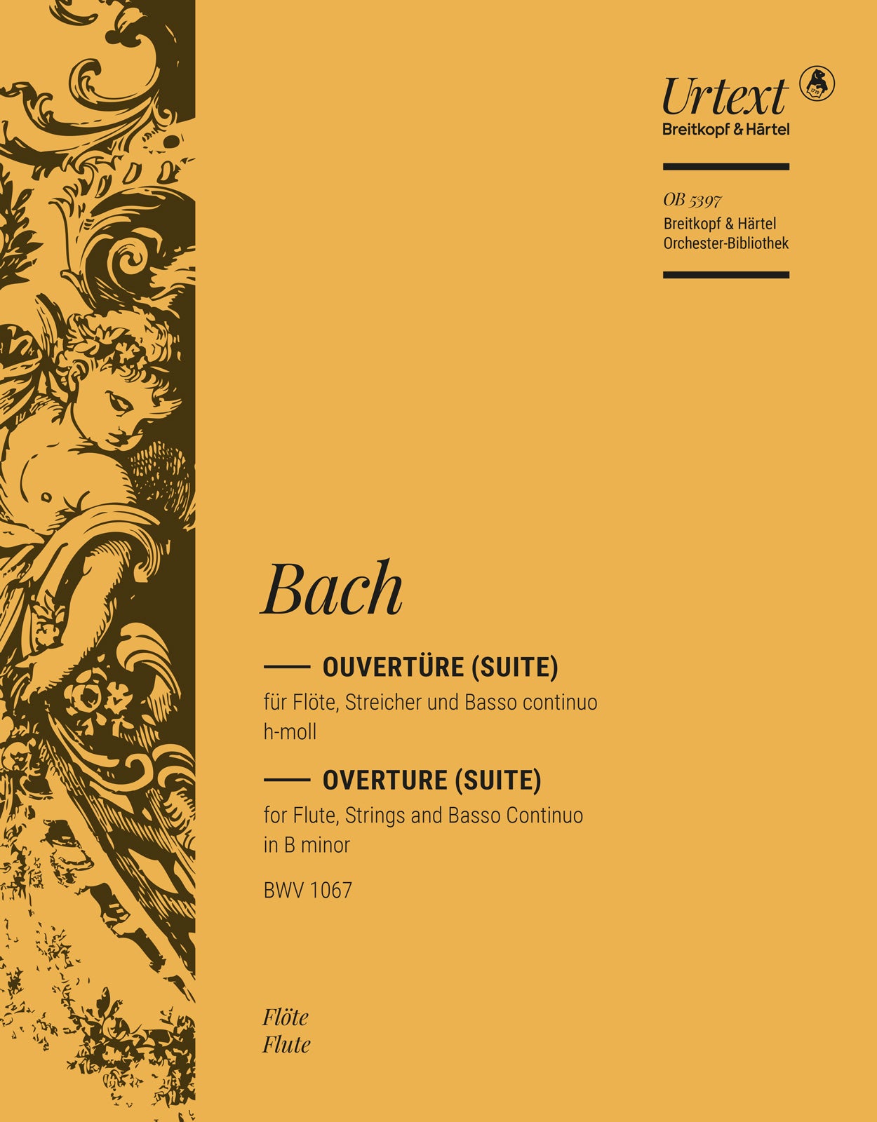 バッハ：管弦楽組曲 第2番 ロ短調 BWV 1067/原典版/Breig編: フルート 【輸入：オーケストラ･パート譜】
