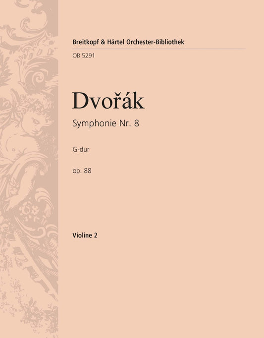 ドヴォルザーク：交響曲 第8番 ト長調 Op.88/原典版/Doge編: バイオリン 2 【輸入：オーケストラ･パート譜】
