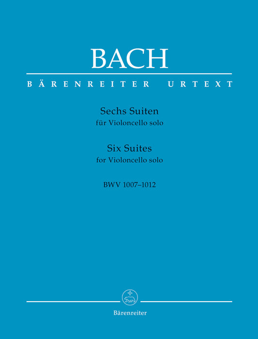 バッハ:無伴奏チェロ組曲 BWV 1007-1012/原典版(改定版)/新バッハ全集の改訂版/Talle編 【輸入:チェロ】