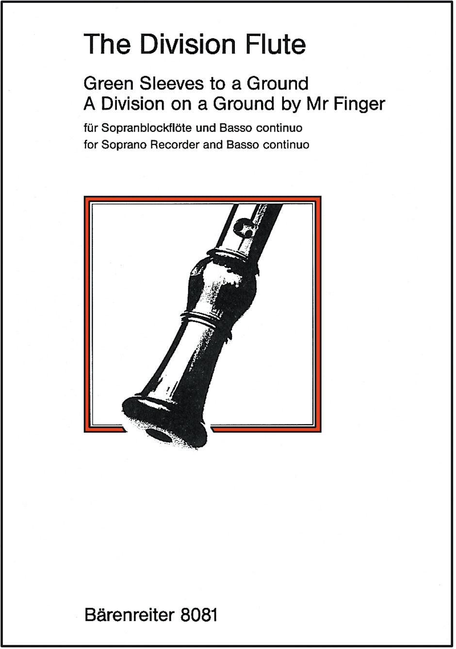 DIVISION FLUTE, THE: GREENSLEEVES(S) 【輸入：リコーダー】