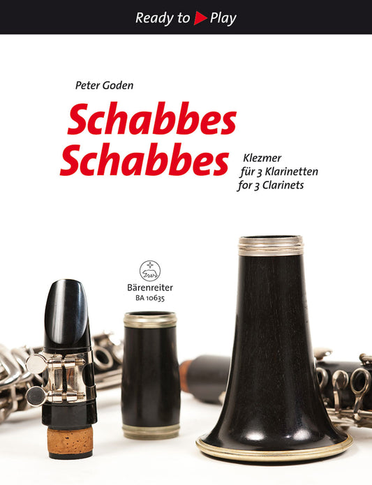 Schabbes Schabbesv - クラリネット三重奏のためのクレズマー/Goden編 【輸入:クラリネット】