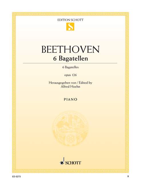 ベートーヴェン：6つのバガテル Op.126/Hoehn編 【輸入：ピアノ】