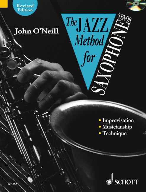 オニール:JAZZ METHOD FOR TEMPR SAXOPHONE, THE: BOOK & CD 【輸入:サクソフォン】