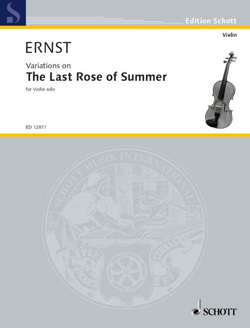 エルンスト：「夏の名残のバラ」による変奏曲 【輸入：ヴァイオリン】