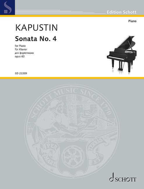 カプースチン：ピアノ・ソナタ 第4番 Op.60 【輸入：ピアノ】