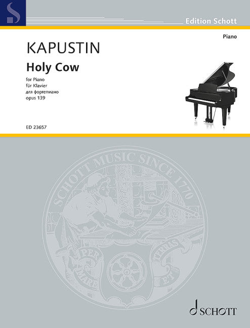 カプースチン：聖なる牛 Op.139 【輸入：ピアノ】