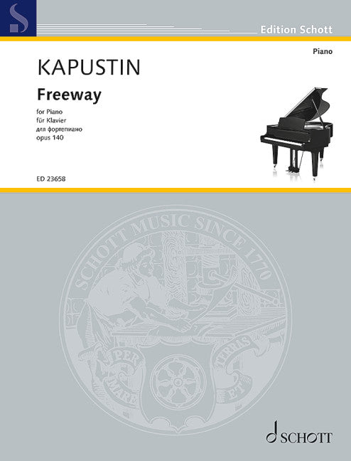 カプースチン：フリー・ウェイ Op.140 【輸入：ピアノ】