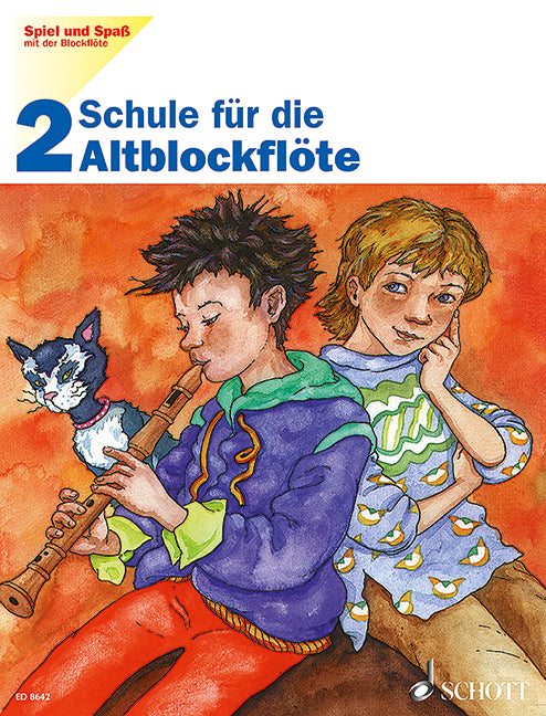 エンゲル：Spiel und Spas mit der Blockflote: Schule fur die Alt-Blockflote: Student's Book 第2巻 【輸入：リコーダー】