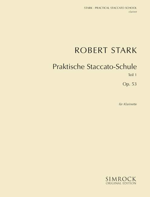 スターク:実用スタッカート教本 第1巻 【輸入:クラリネット】