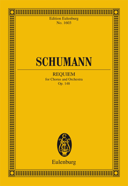 シューマン：レクイエム Op.148/Appel編: スタディ・スコア 【輸入：合唱とオーケストラ】