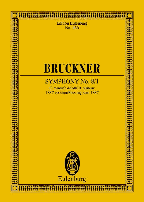 ブルックナー:交響曲 第8番 ハ短調(第1稿 1887年)/ノヴァーク編: スタディ・スコア 【輸入:オーケストラ(スコア)】