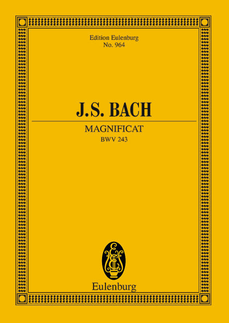 バッハ：マニフィカート ニ長調 BWV 243: スタディ・スコア 【輸入：合唱とオーケストラ】