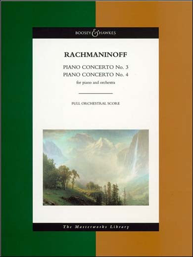 ラフマニノフ：ピアノ協奏曲 第3番 ニ短調 Op.30、第4番 ト短調 Op.40: 大型スコア 【輸入：ピアノとオーケストラ(スコア)】