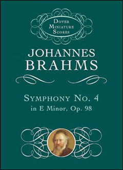 ブラームス：交響曲 第4番 ホ短調 Op.98: 小型スコア 【輸入：オーケストラ(スコア)】