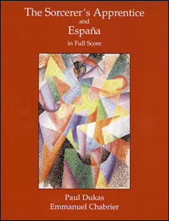 デュカ(デュカース)：デュカの交響詩「魔法使いの弟子」とシャブリエの狂詩曲「スペイン」: 大型スコア 【輸入：オーケストラ(スコア)】