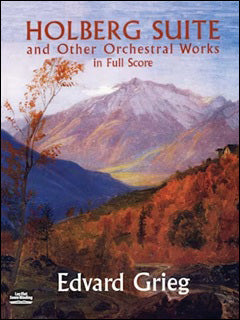 グリーグ：組曲「ホルベアの時代より」 Op.40: 大型スコア 【輸入：オーケストラ(スコア)】