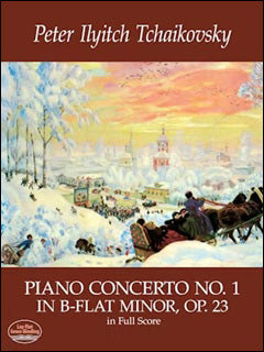 チャイコフスキー：ピアノ協奏曲 第1番 変ロ長調 Op.23: 大型スコア 【輸入：ピアノとオーケストラ(スコア)】
