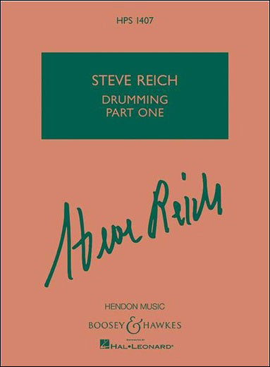 ライヒ：ドラミング・パート 1 (ボンゴ, ドラム): スタディスコア 【輸入：室内楽(スコア)】
