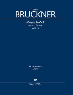ブルックナー：ミサ曲 第3番 ヘ短調(1893年)WAB 28/Loy編: 指揮者用大型スコア 【輸入：合唱とオーケストラ】