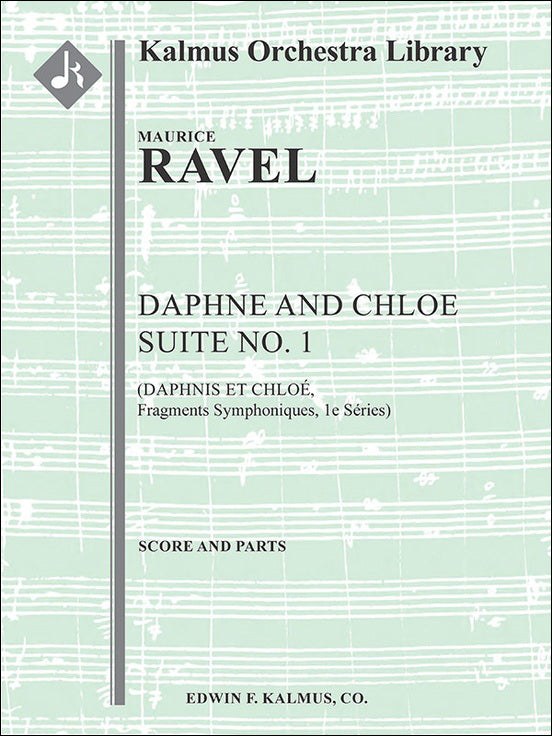 ラヴェル：「ダフニスとクロエ」 第1組曲: 指揮者用スコアとパート譜セット(9/8/7/6/5) 【輸入：オーケストラ･パート譜】