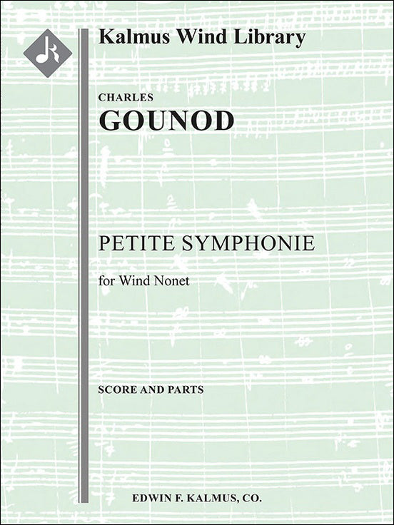 グノー：管楽器のための小交響曲 変ロ長調: 指揮者用スコアとパート譜セット 【輸入：オーケストラ･パート譜】