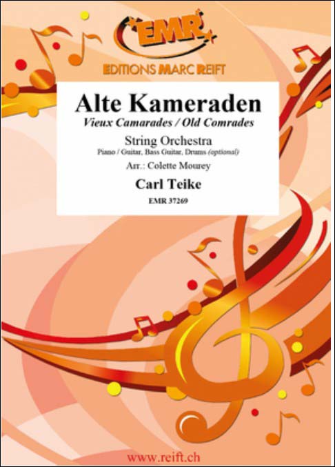 タイケ：行進曲「旧友」/弦楽オーケストラ用編曲/Mourey編曲: スコアとパート譜セット 【輸入：オーケストラ･パート譜】