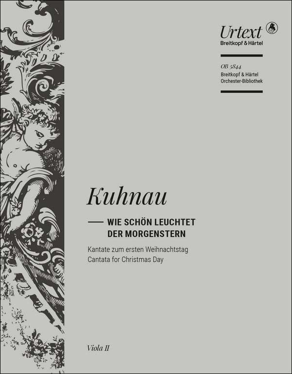 クーナウ：クリスマス・カンタータ「暁の星のいと美しきかな」/原典版/ Erler編: ビオラ 2 【輸入：オーケストラ･パート譜】