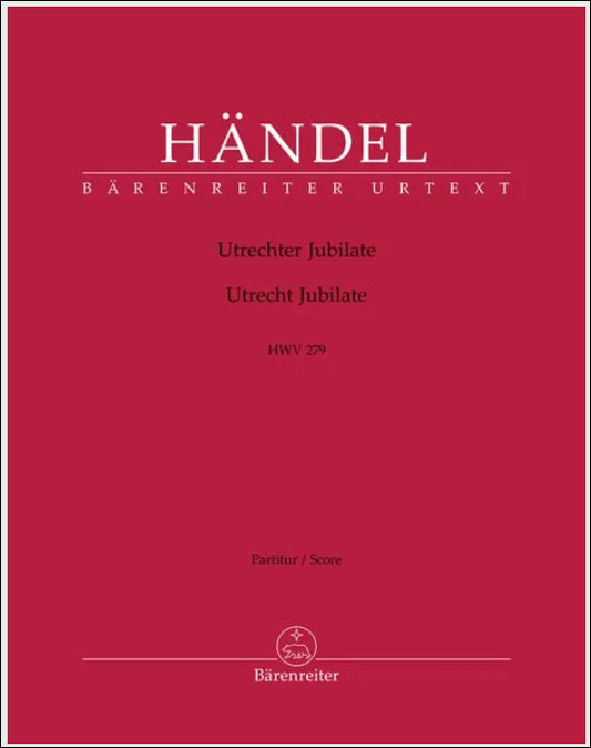 ヘンデル：ユトレヒト・ユビラーテ ニ長調 HWV 279/新ヘンデル全集に基づく原典版/Hendrie編 【輸入：合唱とオーケストラ】