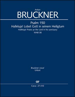 ブルックナー：詩篇 第150(1892年)(独語/英語)/Wolf編: 指揮者用大型スコア 【輸入：合唱とオーケストラ】