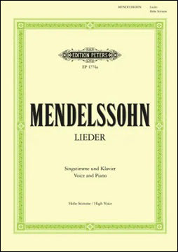 メンデルスゾーン：歌曲全集(高声用)(独語) 【輸入：ヴォーカルとピアノ】