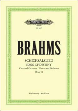 ブラームス：運命の歌 Op.54 (独語) 【輸入：合唱】