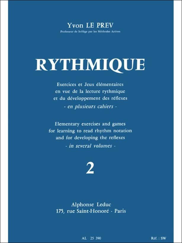 ル・プレーヴ：リトミック 第2巻 【輸入：ヴォーカル】