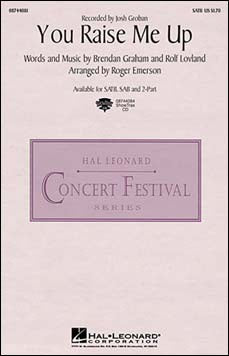 ラヴランド：ユー・レイズ・ミー・アップ/混声四部合唱用編曲/エマーソン編 【輸入：合唱】