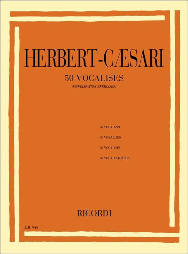 ヘルベルト・カエサリ：50のヴォカリース 【輸入：ヴォーカル】